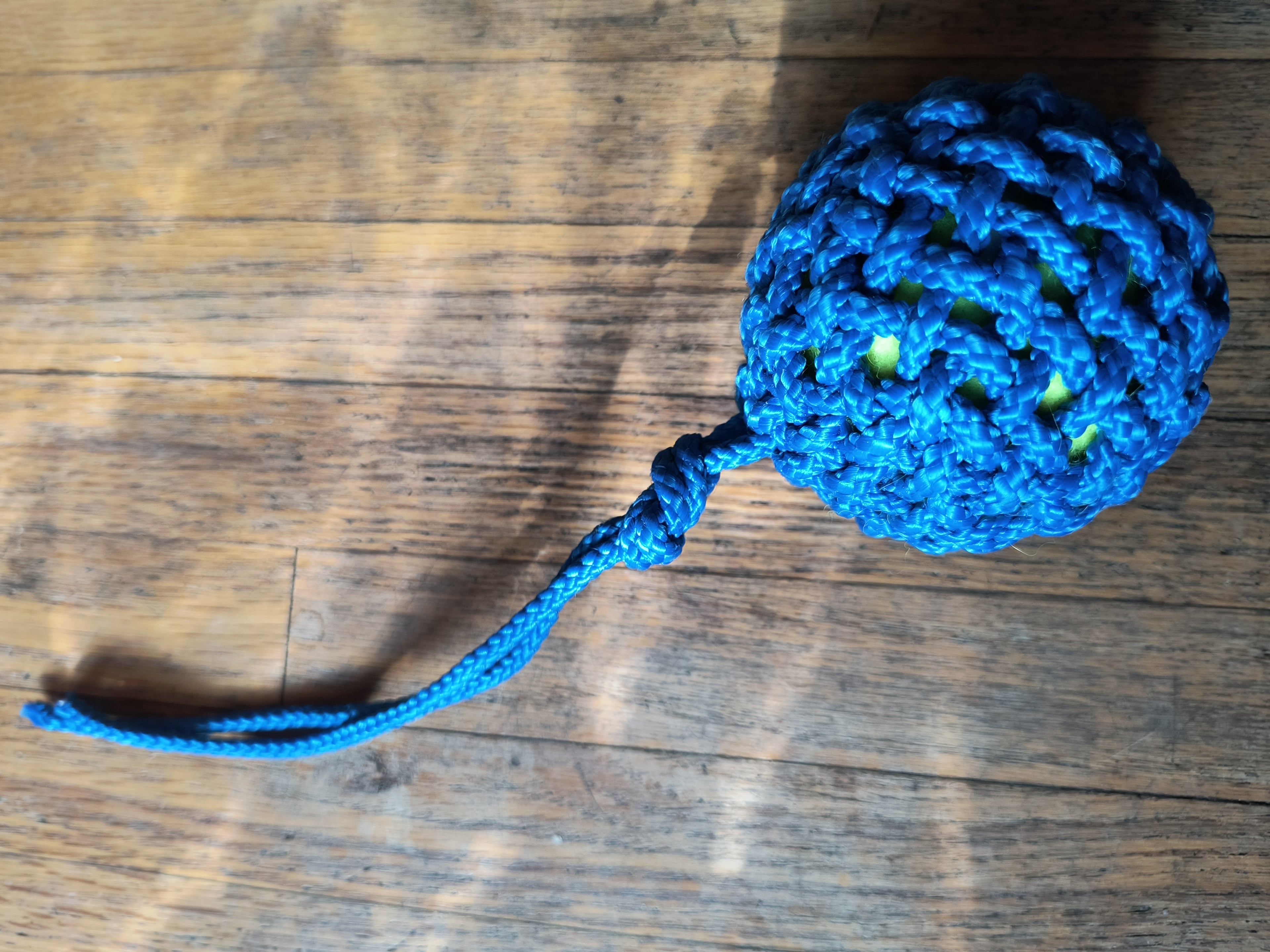 Blue Globe Knot